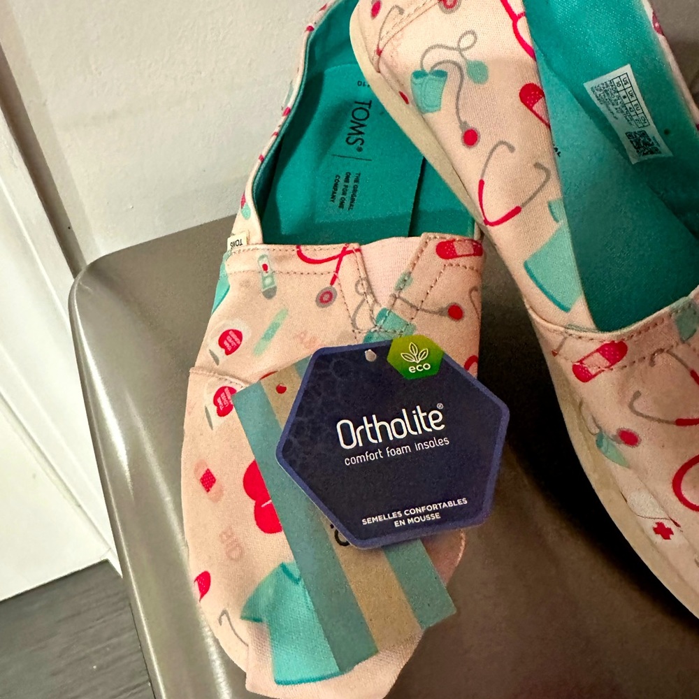 TOMS Canvas - Healthcare Slip Ons Limited Edition